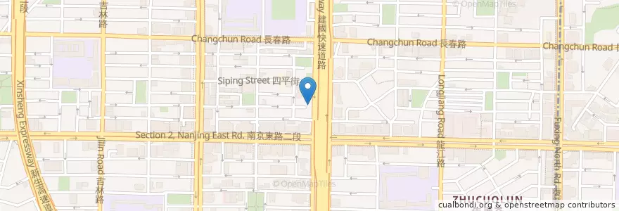 Mapa de ubicacion de 3 Cafe Studio en 臺灣, 新北市, 臺北市, 中山區.
