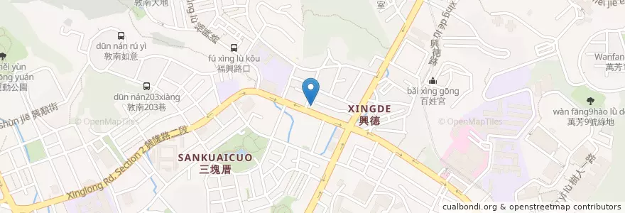 Mapa de ubicacion de 爭鮮回轉壽司 en 타이완, 신베이 시, 타이베이시, 원산 구.