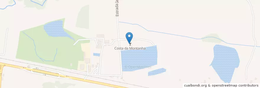Mapa de ubicacion de Costa da Montanha en 巴西, 南部, 南里奥格兰德, Região Geográfica Intermediária De Santa Maria, Região Geográfica Imediata De Santa Maria, Santa Maria.