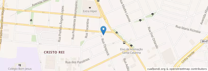 Mapa de ubicacion de Farmácia Panvel en Бразилия, Южный Регион, Парана, Região Geográfica Intermediária De Curitiba, Região Metropolitana De Curitiba, Microrregião De Curitiba, Куритиба.
