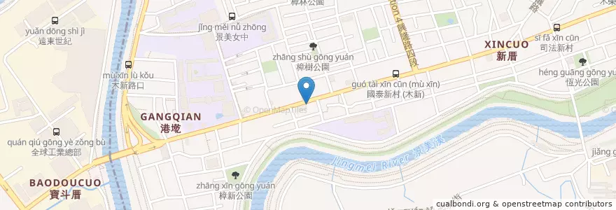 Mapa de ubicacion de 春林復健科診所 en تايوان, تايبيه الجديدة, تايبيه, 文山區.