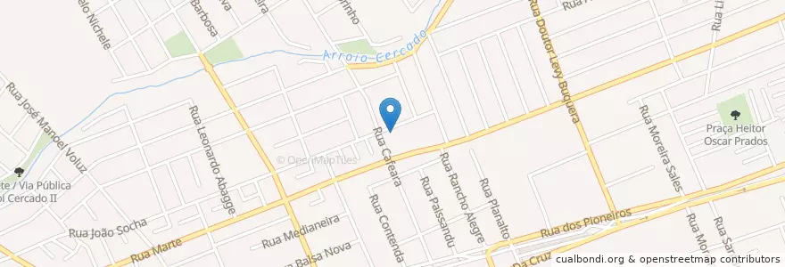 Mapa de ubicacion de Centro Municipal de Educação Infantil Xapinhal II en البَرَازِيل, المنطقة الجنوبية, بارانا, Região Geográfica Intermediária De Curitiba, Região Metropolitana De Curitiba, Microrregião De Curitiba, كوريتيبا.