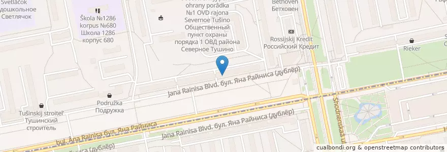 Mapa de ubicacion de ОТП банк en Россия, Центральный Федеральный Округ, Москва, Северо-Западный Административный Округ.