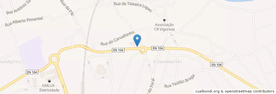 Mapa de ubicacion de Ecoponto en 葡萄牙, 北部大區, Área Metropolitana Do Porto, Porto, Trofa, Bougado.