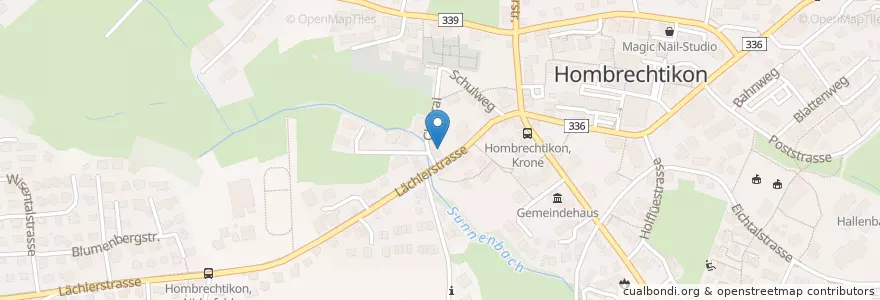 Mapa de ubicacion de Snack Box en 스위스, 취리히, Bezirk Meilen, Hombrechtikon.