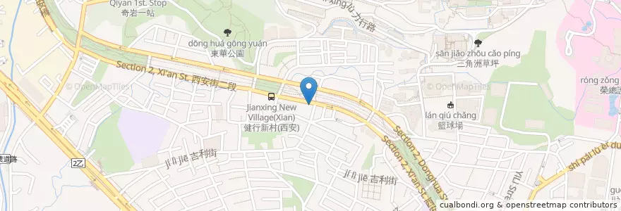 Mapa de ubicacion de 長疆碳燒羊肉爐 en 臺灣, 新北市, 臺北市, 北投區.