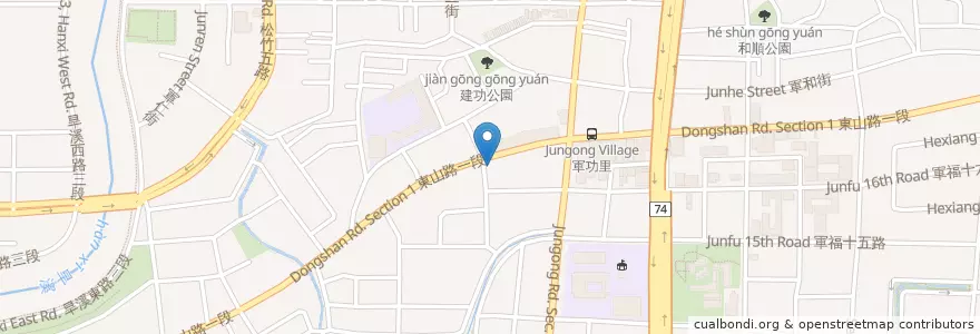 Mapa de ubicacion de 芳鄰診所 en تايوان, تاي شانغ, 北屯區.
