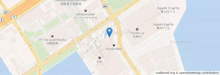 Mapa de ubicacion de Big Lounge en اليابان, 東京都, 江東区.