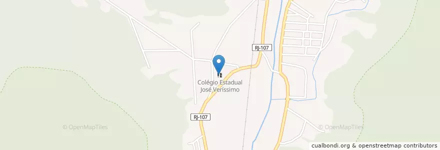 Mapa de ubicacion de Colégio Estadual José Veríssimo en البَرَازِيل, المنطقة الجنوبية الشرقية, ريو دي جانيرو, Região Geográfica Imediata Do Rio De Janeiro, Região Metropolitana Do Rio De Janeiro, Região Geográfica Intermediária Do Rio De Janeiro, Magé.