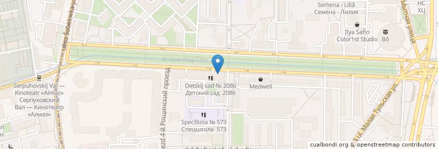 Mapa de ubicacion de PLUM en Россия, Центральный Федеральный Округ, Москва, Южный Административный Округ, Даниловский Район.