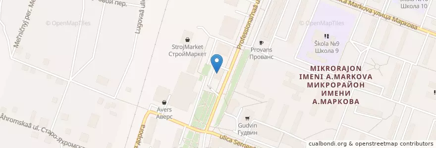 Mapa de ubicacion de Макдоналдс en روسيا, Центральный Федеральный Округ, محافظة موسكو, Дмитровский Городской Округ.