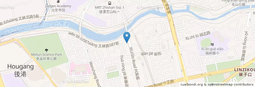 Mapa de ubicacion de 租8借 en Taiwan, 新北市, Taipei, 士林區.