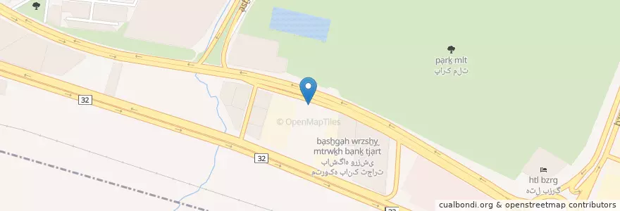 Mapa de ubicacion de تالار صدف ۲ en Iran, Zandschan, شهرستان زنجان, بخش مرکزی, زنجان.