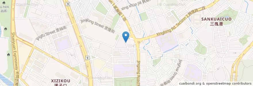 Mapa de ubicacion de 天主教景美聖神堂 en 臺灣, 新北市, 臺北市, 文山區.