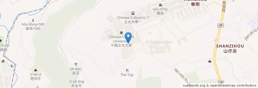 Mapa de ubicacion de 共乘搭車點 en تایوان, 新北市, تایپه, 北投區, 士林區.