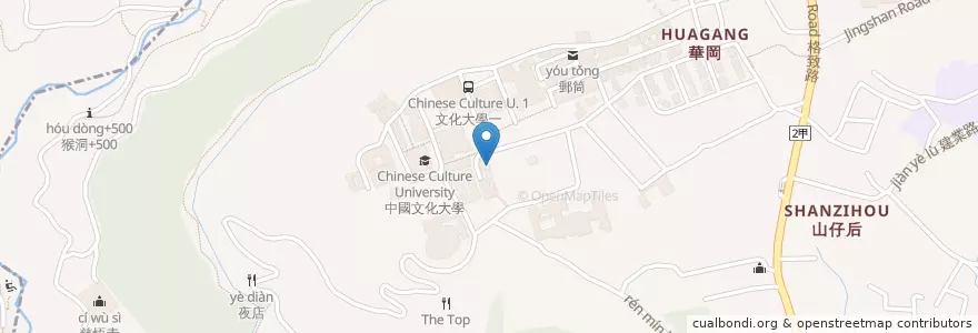 Mapa de ubicacion de 菲華樓 觀光系咖啡廳 en تایوان, 新北市, تایپه, 北投區, 士林區.