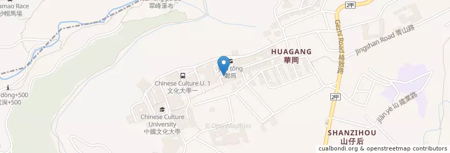 Mapa de ubicacion de 大家樂早餐店 en تایوان, 新北市, تایپه, 北投區, 士林區.