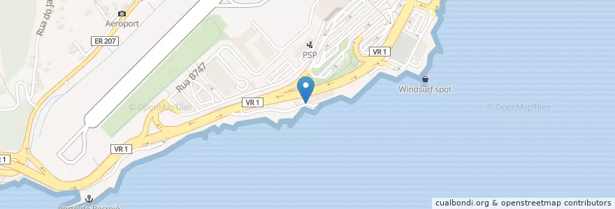 Mapa de ubicacion de Hibisco Restaurant en Portekiz.