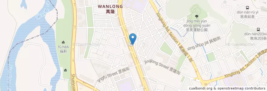 Mapa de ubicacion de 好好租車 en تايوان, تايبيه الجديدة, تايبيه, 文山區.