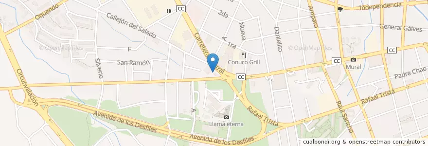 Mapa de ubicacion de VIA Rent a Car en Kuba, Villa Clara, Santa Clara, Ciudad De Santa Clara.