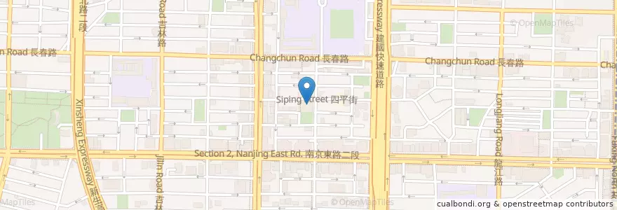 Mapa de ubicacion de 好萊料理屋 en تایوان, 新北市, تایپه, 中山區.