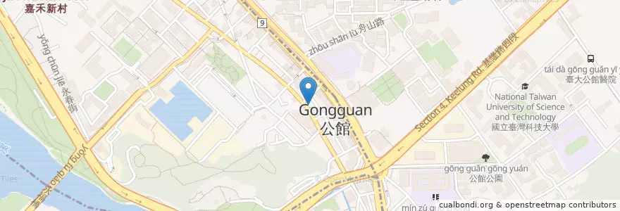 Mapa de ubicacion de 粗茶淡飯人文茶館 en تایوان, 新北市, تایپه.