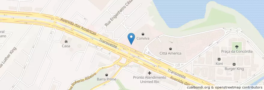 Mapa de ubicacion de Bob's en Brazil, Southeast Region, Rio De Janeiro, Região Metropolitana Do Rio De Janeiro, Região Geográfica Imediata Do Rio De Janeiro, Região Geográfica Intermediária Do Rio De Janeiro, Rio De Janeiro.