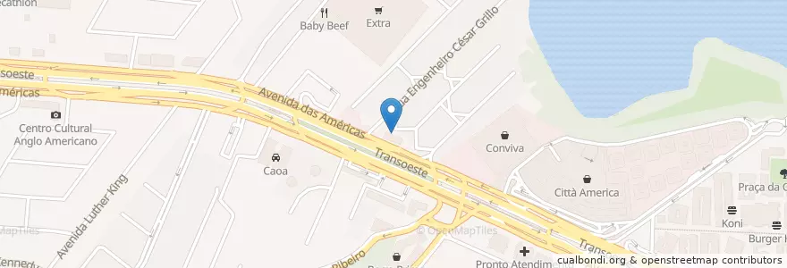 Mapa de ubicacion de Bob's en Brasil, Región Sudeste, Río De Janeiro, Região Metropolitana Do Rio De Janeiro, Região Geográfica Imediata Do Rio De Janeiro, Região Geográfica Intermediária Do Rio De Janeiro, Río De Janeiro.
