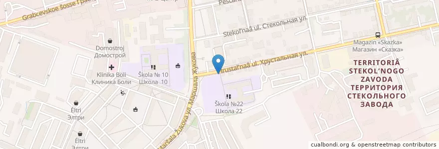Mapa de ubicacion de Уличная библиотека en Rússia, Distrito Federal Central, Oblast De Kaluga, Городской Округ Калуга.