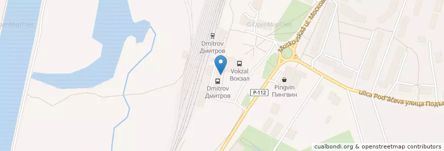 Mapa de ubicacion de Pizza Express en Rusia, Distrito Federal Central, Óblast De Moscú, Дмитровский Городской Округ.