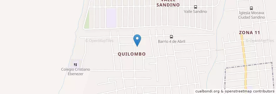 Mapa de ubicacion de Centro Christiano El Edén en Nicaragua, Departamento De Managua, Mateare (Municipio).