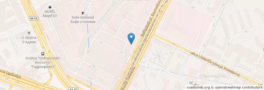 Mapa de ubicacion de Остерия Марио en Russland, Föderationskreis Zentralrussland, Moskau, Nördlicher Verwaltungsbezirk, Район Сокол.