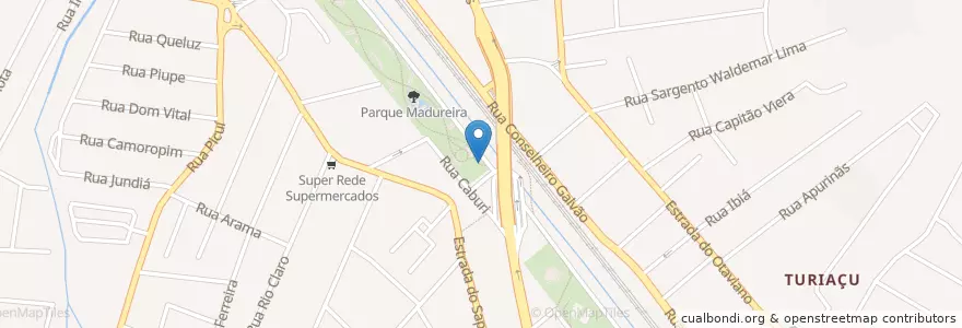 Mapa de ubicacion de Parque Madureira IV en Brazilië, Regio Zuidoost, Rio De Janeiro, Região Metropolitana Do Rio De Janeiro, Região Geográfica Imediata Do Rio De Janeiro, Região Geográfica Intermediária Do Rio De Janeiro, Rio De Janeiro.
