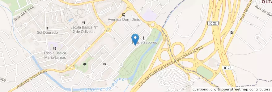 Mapa de ubicacion de Dolce & Bianco en پرتغال, Área Metropolitana De Lisboa, Lisboa, Grande Lisboa, Odivelas, Odivelas.