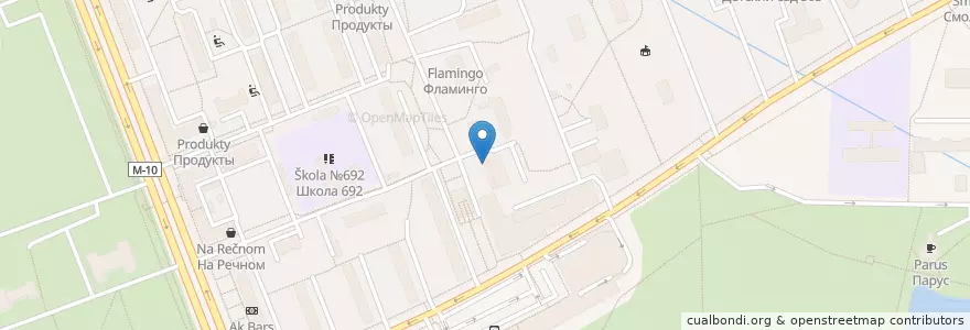 Mapa de ubicacion de Марион-А en 러시아, Центральный Федеральный Округ, Москва, Северный Административный Округ, Район Левобережный.