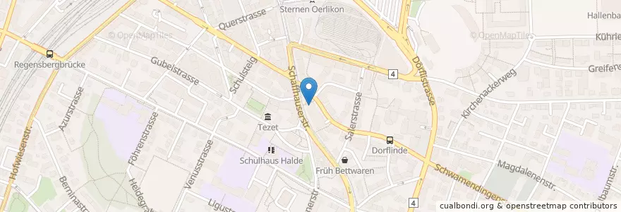 Mapa de ubicacion de Raiffeisenbank Zürich en Suíça, Zurique, Bezirk Zürich, Zürich.
