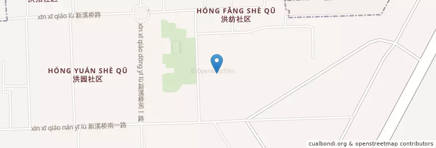 Mapa de ubicacion de 洪都街道 en China, Jiangxi, 南昌市, 青云谱区, 洪都街道.
