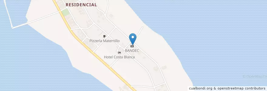 Mapa de ubicacion de ATM en キューバ, Camagüey, Nuevitas.