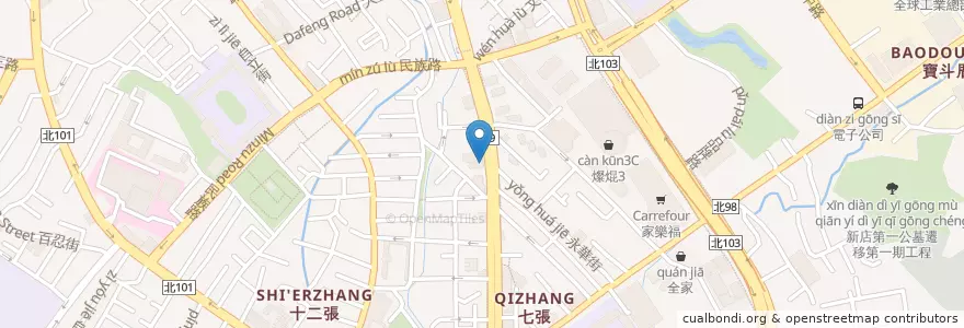 Mapa de ubicacion de 維彥牙醫診所 en 臺灣, 新北市, 新店區.