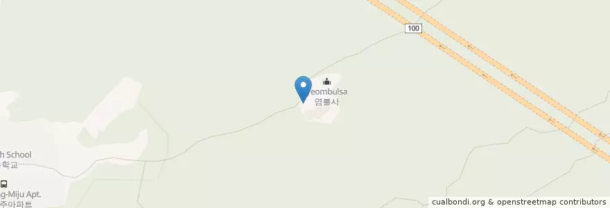Mapa de ubicacion de 상계1동 en Korea Selatan, 서울, 노원구, 상계1동.