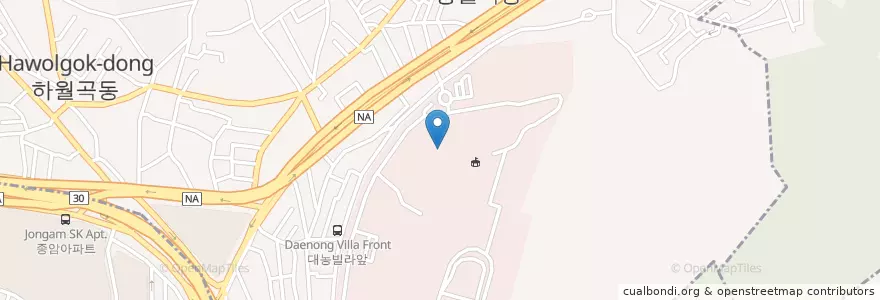 Mapa de ubicacion de 월곡2동 en Corea Del Sur, Seúl, 성북구, 월곡2동.