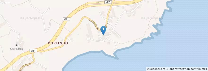 Mapa de ubicacion de Atalaia Living Care en Португалия, Santa Cruz, Caniço.