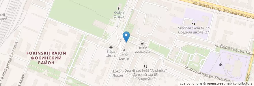 Mapa de ubicacion de Суши-Рум en روسيا, Центральный Федеральный Округ, أوبلاست بريانسك, Брянский Район, Городской Округ Брянск.