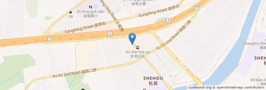 Mapa de ubicacion de KFC en Taiwan, 新北市, 汐止區.