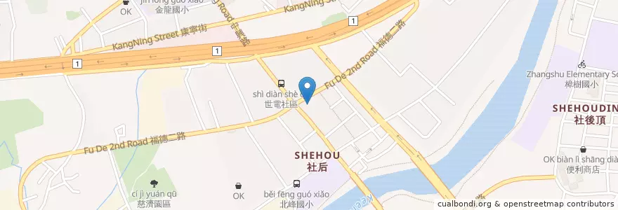 Mapa de ubicacion de McDonald's en 臺灣, 新北市, 汐止區.