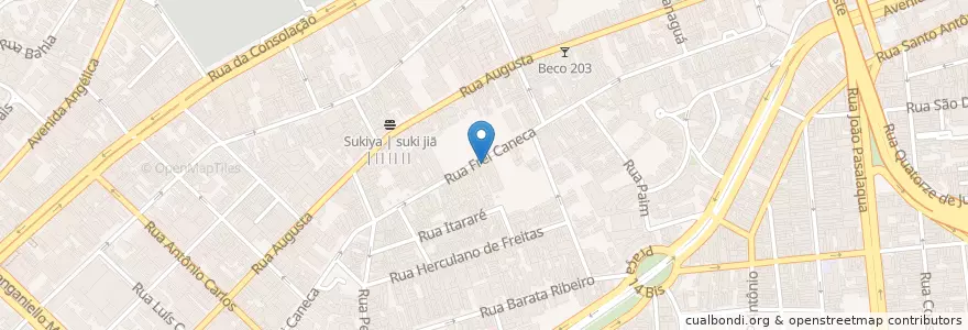Mapa de ubicacion de Tirrenos Restaurante en Brasil, Región Sudeste, San Pablo, Região Geográfica Intermediária De São Paulo, Região Metropolitana De São Paulo, Região Imediata De São Paulo, San Pablo.