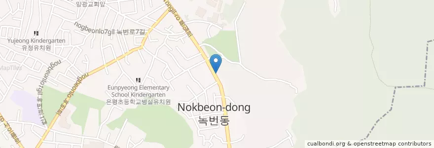 Mapa de ubicacion de Nokbeon-dong en South Korea, Seoul, Eunpyeong-Gu, Nokbeon-Dong.