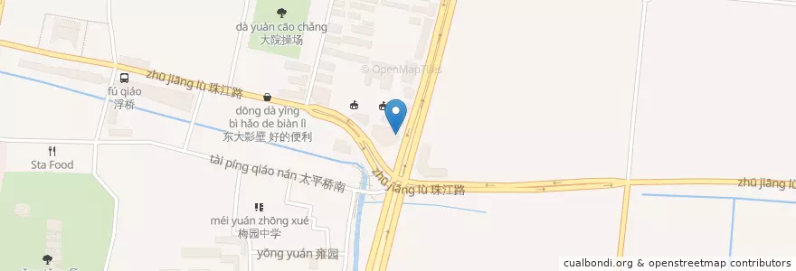 Mapa de ubicacion de 南京银行 en چین, جیانگسو, نانجینگ, 玄武区.