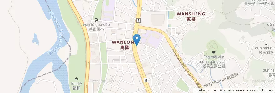 Mapa de ubicacion de 臻美牙醫診所 en تايوان, تايبيه الجديدة, تايبيه, 文山區.