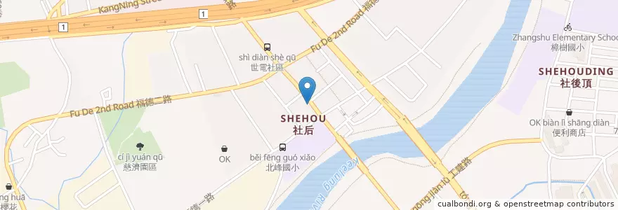Mapa de ubicacion de 彰化商業銀行 en 臺灣, 新北市, 汐止區.